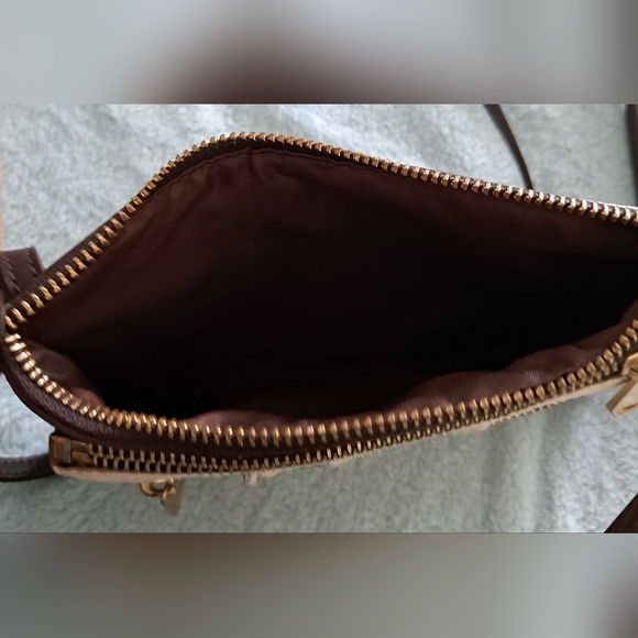 Brahmin Black and Cream Crossbody Bag - Picture 8 of 9